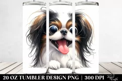 Crazy Japanese Chin Smiling | 20 oz Tumbler Product Image 2