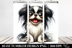 Crazy Japanese Chin Smiling | 20 oz Tumbler Product Image 2