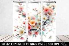 Tumbling Petals Tumbler 20 oz Product Image 2