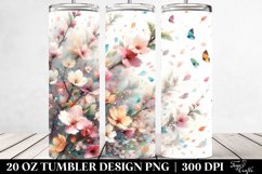 Tumbling Petals Tumbler 20 oz Product Image 2