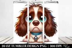Colorful English Springer Spaniel | 20 oz Tumbler Product Image 2
