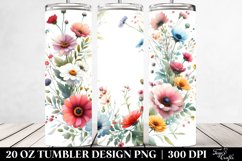 Wild Flowers Serenity | 20 Oz Tumbler Product Image 2