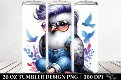 Sitting Baby Dove | 20 oz Tumbler Product Image 2