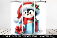 Expressive Baby Penguin 20 Oz Tumbler Product Image 2