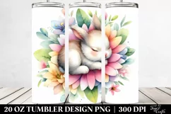Colorful Cute Baby Bunny | 20 oz Tumbler Product Image 2