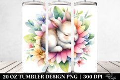 Colorful Cute Baby Bunny | 20 oz Tumbler Product Image 2