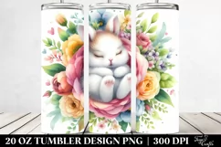 Colorful Cute Baby Bunny | 20 oz Tumbler Product Image 2