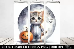 Baby Kitten Halloween 20 Oz Tumbler Product Image 2