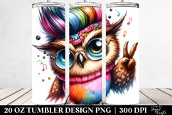 Posing Baby Owl | 20 oz Tumbler Product Image 2