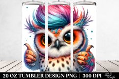 Posing Baby Owl | 20 oz Tumbler Product Image 2