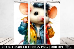 Posing Baby Mouse | 20 oz Tumbler Product Image 2