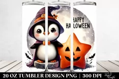 Baby Penguin Halloween 20 Oz Tumbler Product Image 2