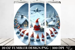 Santa with Gnomes 20 Oz Tumbler Product Image 2
