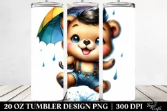Jumping Baby Bear 20 Oz Tumbler Product Image 2