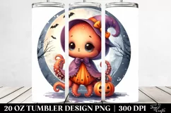 Baby Octopus Halloween 20 Oz Tumbler Product Image 2