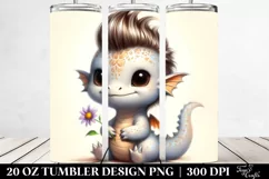 Cute Baby Dragon 20 Oz Tumbler Product Image 2