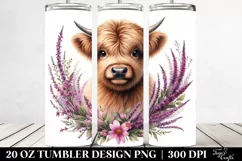 Baby Highland Cow | 20 oz Tumbler Product Image 2