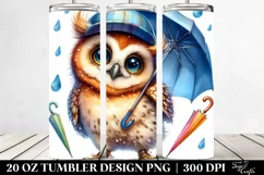 Cute Baby Owl Dancing | 20 oz Tumbler Product Image 2