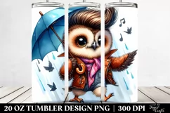 Cute Baby Owl Dancing | 20 oz Tumbler Product Image 2