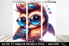 Playing Baby Owl 20 Oz Tumbler Product Image 2