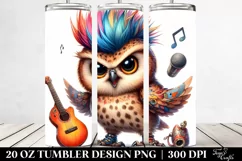 Playing Baby Owl 20 Oz Tumbler Product Image 2