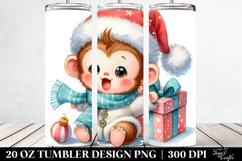 Expressive Baby Monkey 20 Oz Tumbler Product Image 2