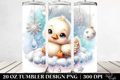 Vibrant Baby Swan on Cloud | 20 oz Tumbler Product Image 2