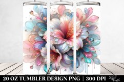 Abstract Shiny Azalea | 20 oz Tumbler Product Image 2