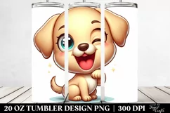 Colorful Funny Labrador Retriever | 20 oz Tumbler Product Image 2