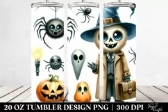 Simple Funny Halloween Clipart | 20 oz Tumbler Product Image 2