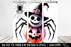 Simple Funny Halloween Clipart | 20 oz Tumbler Product Image 2