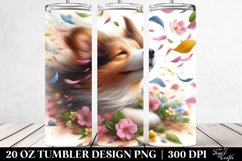 Spring Petals Dog Tumbler 20 oz Product Image 2