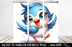 Colorful Crazy Starling | 20 oz Tumbler Product Image 2