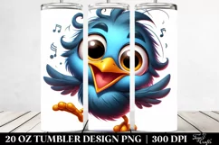 Colorful Crazy Starling | 20 oz Tumbler Product Image 2