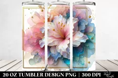 Abstract Shiny Azalea | 20 oz Tumbler Product Image 2