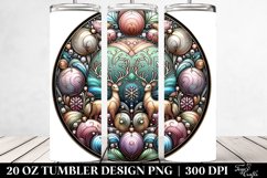 Colorful Reindeer 20 Oz Tumbler, High-Res Product Image 2