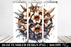 Colorful Lobelia Stained Tumbler Product Image 2