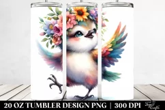 Cute Baby Bird Dancing | 20 oz Tumbler Product Image 2