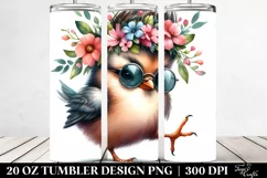 Cute Baby Bird Dancing | 20 oz Tumbler Product Image 2