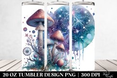 Celestial Mushroom Watercolor Splash | 20 oz Tumbler Product Image 2