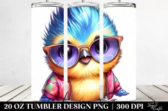 Cute Baby Bird Sitting | 20 oz Tumbler Product Image 2