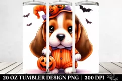 Halloween Basset Hound with Jack-O-Lantern, High Quality 20 Product Image 2