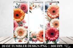 Vibrant Gerbera Horizontal Frame | 20 oz Tumbler Product Image 2