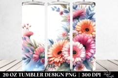 Vibrant Gerbera Horizontal Frame | 20 oz Tumbler Product Image 2