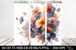 Abstract Shiny Nasturtium | 20 oz Tumbler Product Image 2