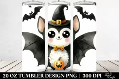 Funny Halloween Bat Clipart 20 Oz Tumbler Product Image 2