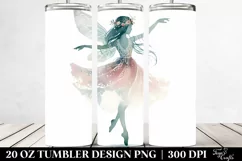 Watercolor Dancing Fairy | 20 oz Tumbler Product Image 2