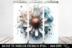 Shiny Daisy with Round Splash | 20 Oz Tumbler Product Image 2