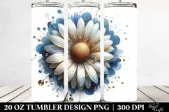 Shiny Daisy with Round Splash | 20 Oz Tumbler Product Image 2