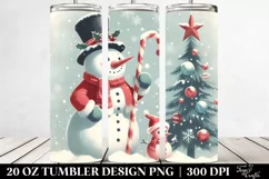 Retro Frosty Snowman, Sublimation Clipart Product Image 2